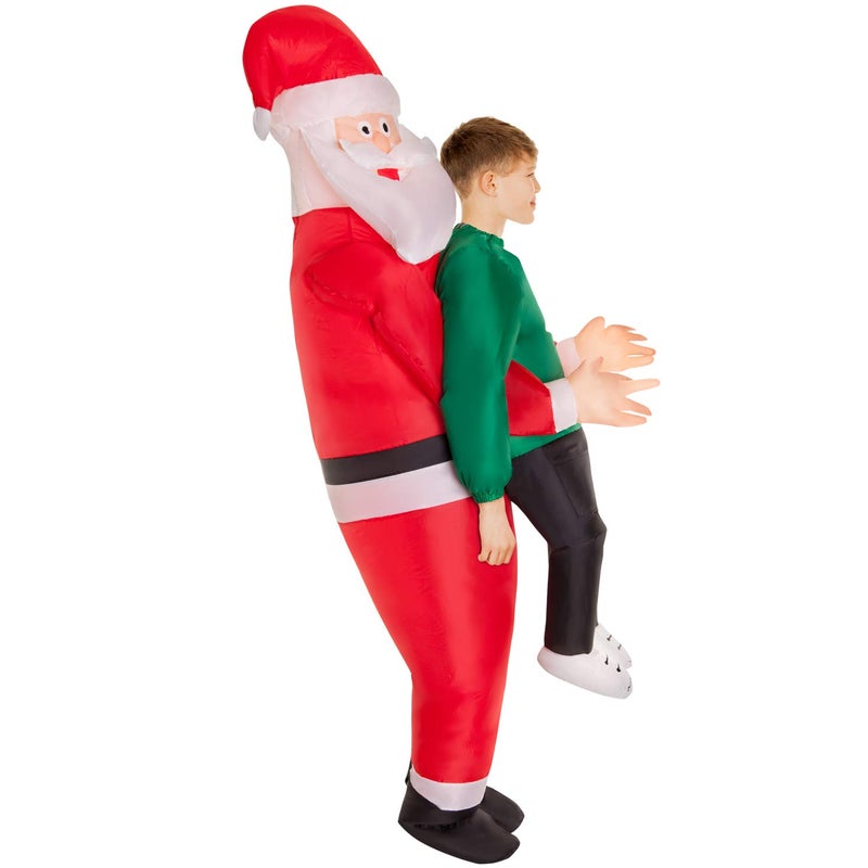 Morphsuits Morph Inflatable Santa Costume For Kids, Blow Up Santa Costume, Inflatable Santa Suit, Christmas Inflatable Costumes - Image 2